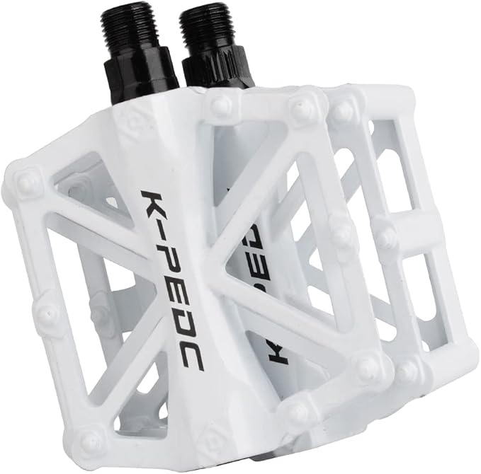 TXJ Sports Bike Pedals 9/16" Bicycle Pedals Mountain Bike, Aluminium Lightweight Platform Pedals for BMX MTB Road Bikes