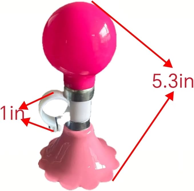 Loud Bike Air Horn for Bicycles - Easy Install Retro Classic Horn for Kids Adults, DIY Twist Bell for Mountain Bike, Kids Bike, Golf Cart Vehicle Accessories