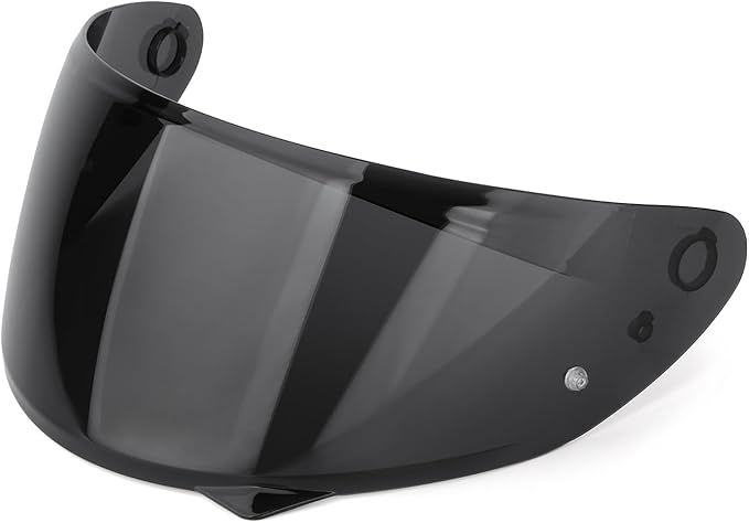 LKV HJ-34P Helment Visor Replacement - HJC C10 Motocycle Helmet Visor UV Protection Face Shield Compatible With HJ34P HJC C10 (Black)