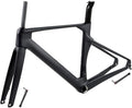 700c Road Bike Frameset Lightweight Carbon Racing Frame 43.5/46/48/50/52/54/56cm Disc Brake Frame Internal Routing Thru Axle F100mm/R142mm(52CM)