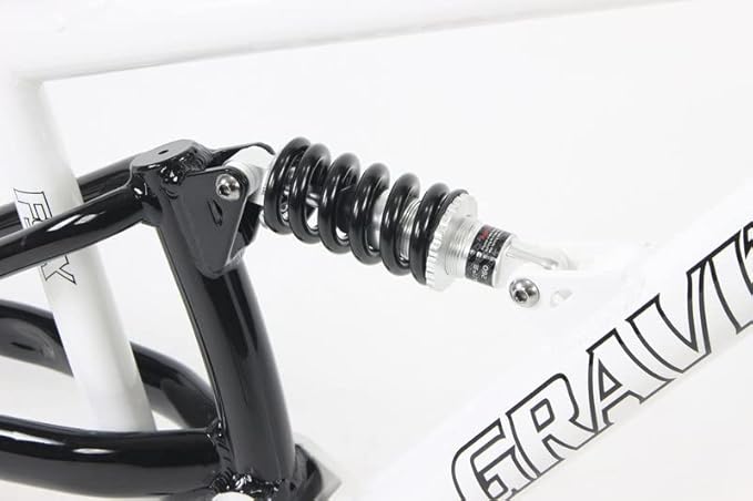 Gravity FSX 26 inch Wheel Aluminum Disc Brake Full Dual Suspension Bike Frame with Rear Shock