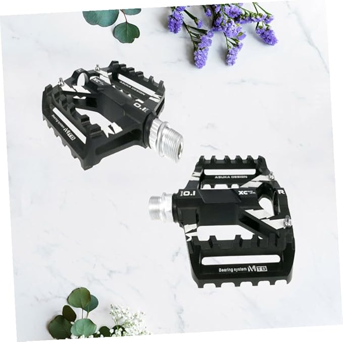 balacoo Mountain Bike Pedals Aluminum Cycle Pedals Platform Non-Slip Comfort for Riding