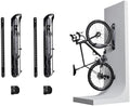 Steadyrack Bike Rack for Mountain Bikes - The Original Wall Mounted Vertical Bike Storage - Fits Wide Tires - Space Saving Pivot Design - Heavy-Duty Steel Rack for Indoor Garage, Apartment or Home Use