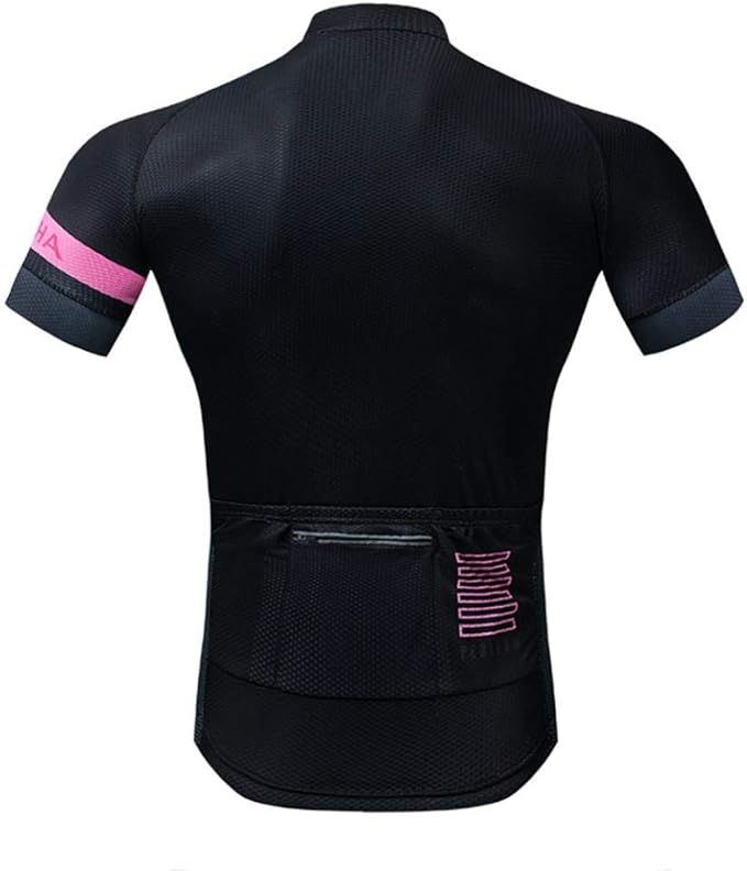 MOXILYN Men's Cycling Jersey Full Zip Riding Clothing Mountain Bike Tops Quick Dry - Bike Shirts