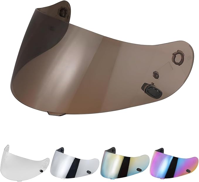 HJ-09 Helmet Visor Face Shield Compatible with CL-15/ CL-16/ CL-17/ CL-SP/AC-12 /FS-10/ CS-R1/ IS-16/ CS-R2/ TR-1 (Black)