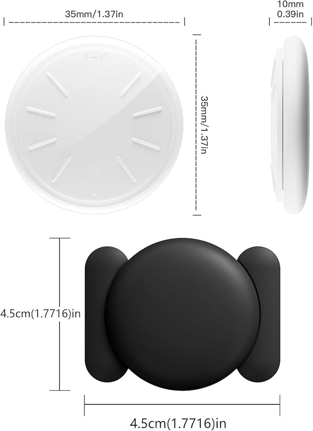 2 Pack GPS Tracker for Vehicles,No Subscription No Monthly Fee Tracker Device for Vehicles,Hidden Car Locator Tracking Device,Mini Portable GPS Tracker for Cars,Trucks,Motorcycle(iOS Only)