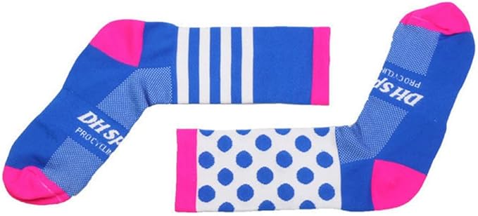 Cycling Socks Pro Mens Womens Riding Socks Bicycle Bike Sport Ankle Athletic Socks XC MTB BMX Black Pink Blue Green Orange