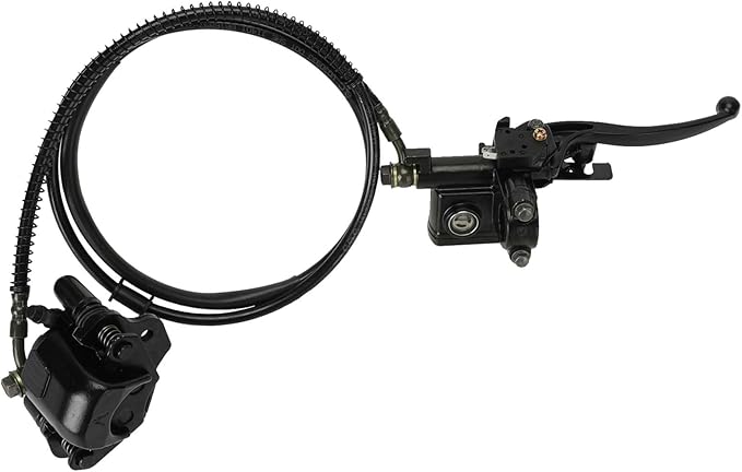 HIAORS Left Hand Hydraulic Disc Brake Master Cylinder Caliper Compatible with Taotao Sunl Roketa Nst 50cc 70cc 90cc 110cc 125cc Peace Eagle Cool Sports Mini Bike ATV Quad 4 Wheeler Parts