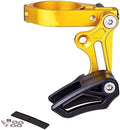 Chain Guide Mountain Bike, 7075 Aluminium Alloy MTB Chain Guide, Strong Bicycle Chain Guard Protector, Mount Chainring Guard Get Adjusted To The Correct Position for Most Bicycle Road Bike BMX gold