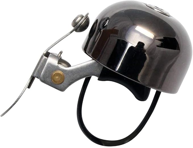 Crane Bike Bell E-Ne Bicycle Bell, Made in Japan for Road Bikes or Mountain Bikes, Fits All Handle Bar Sizes & Types