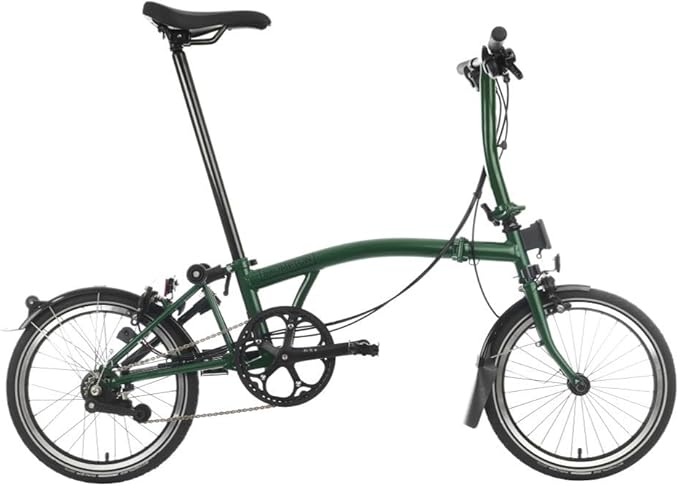 Brompton Folding Commuter Bike C Line 6-Speed | Compact, Lightweight, Urban Bike for Adults