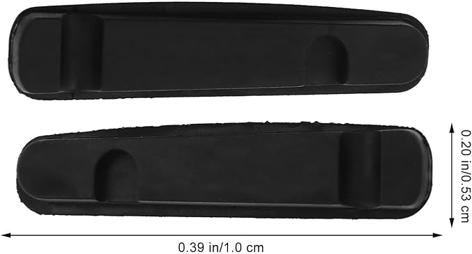Folding Road Bike Brake Pads Set, Aluminum C-Rim Compatible, Wear-Resistant Silent Brake Blocks for Small Wheel Bicycles, 1 Pair Cycling Accessories for Urban and Commuter Use