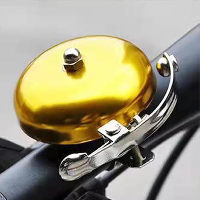Bicycle Retro Bell Leisure Bicycle Dial Bell Aluminum Silver Gold Coffee Brown Bicycle Bell Bicycle Bell