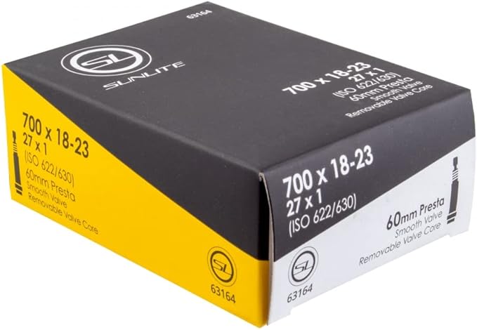 Sunlite Standard Presta Valve Bicycle Tubes