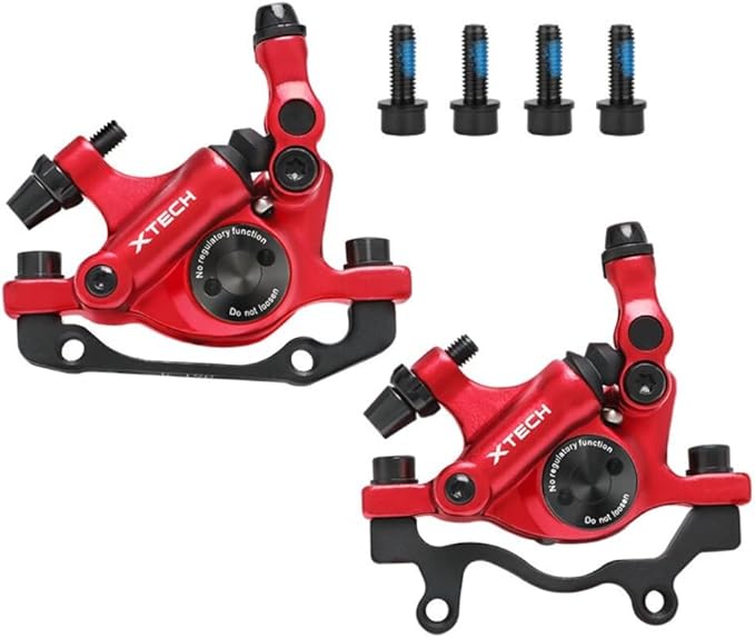 Zoom XTECH HB100 Mountain Bike Hydraulic Line Pulling Disc Brakes Electric Folding Car Mountain Road Bike Line Pull Oil Brake Disc Brake Set