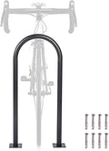 33" U-Shaped Bike Rack 2-3 Bikes Capacity Bicycle Parking Rack Heavy Duty Steel Bike Holder Weather-Resistant Floor Mount Bicycle Stand for Outdoor Streets, Yards, Parks, Sidewalks & Garages