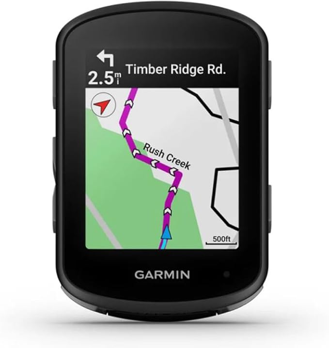 Garmin 010-02694-00 Edge 540, Compact GPS Cycling Computer, Device Only Bundle with Workout Cooling Sport Towel and Deco Essentials Wearable Commuter Front and Rear Safety Light
