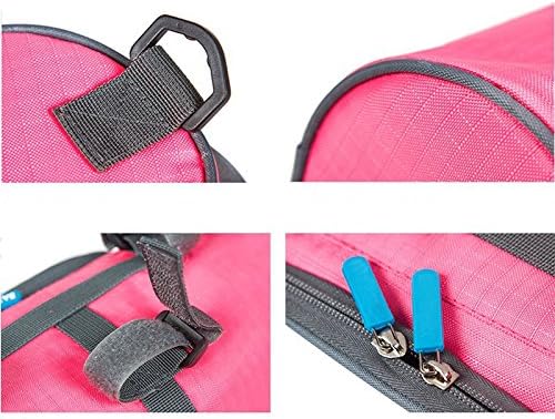 Waterproof Bicycle Handlebar Bag with Transparent Pouch and Adjustable Strap High-Capacity Cycling Front Pack
