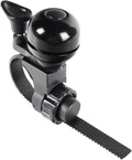 PRETYZOOM Vintage Bike Bell for Scooter and Bicycle Handlebar Copper and Plastic Loud Crisp Sound Safety Accessory for Mountain and Bikes Black