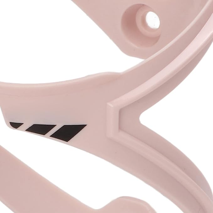 Bicycle Water Bottle Cage Holder Ultra Lightweight Durable Stable Bottle Mount for Road Mountain Bikes Outdoor Cycling Carbon Fiber Material 2.69oz (Pink)