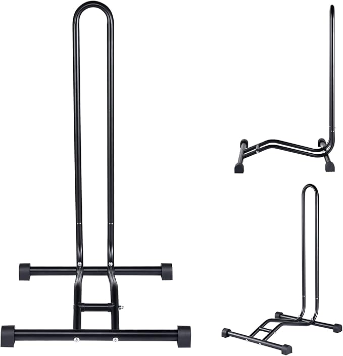 Stand for Garage | High Strength Powder Coated Steel Rack,Cycling Rack for Indoor Storage & Display, Portable Freestandings Stand for Mountain Folding Road