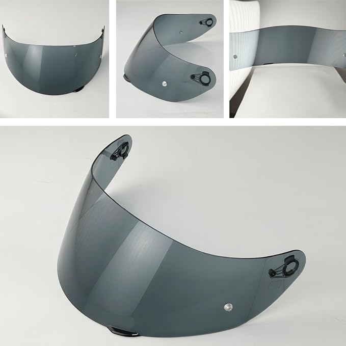 902 Helmet Visor Replacement. Helmet Face Shield UV Protection Compatible with ILM 902,902L,902BT (Light Black-Day&Night Use)