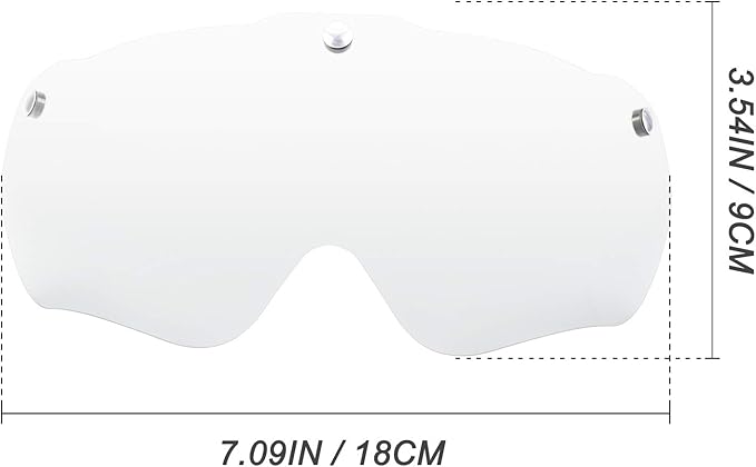 Shinmax Bike Helmet Magnetic Visor Removable Goggles Shield Only for Cycling Helmet in Model Bc-049&Bc-001&Bc-002
