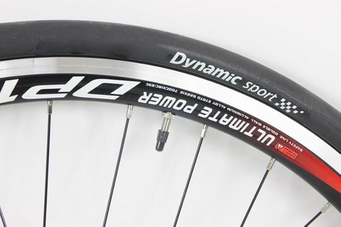 700c Weinmann DP18 Road Bike Bicycle Wheels 700 x 28c Dynamic Sport Tires and Tube Package Pair WheelSet
