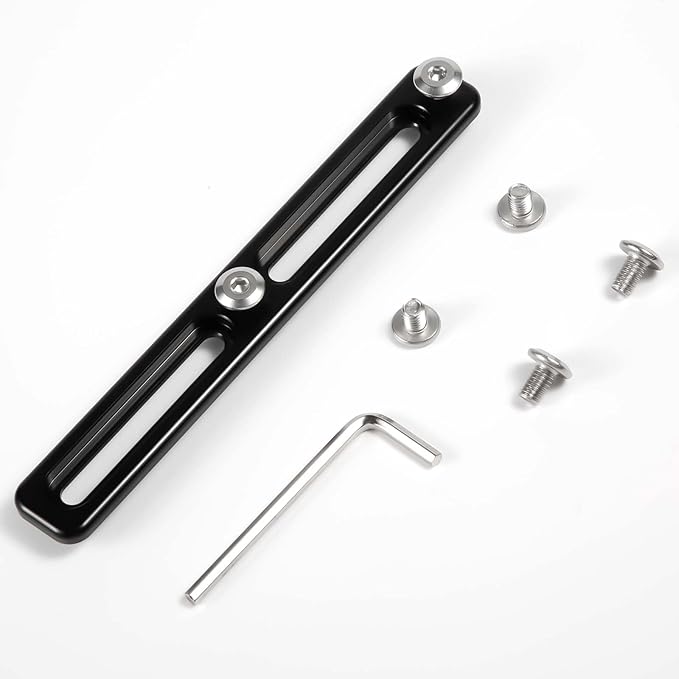 Bike Bottle Cage Adapter with 6pcs Screws and 1 Screwdriver, Adjustable 2-Slot Bike Water Bottle Bracket Adapter Bicycle Bottle Cage Mount Accessories