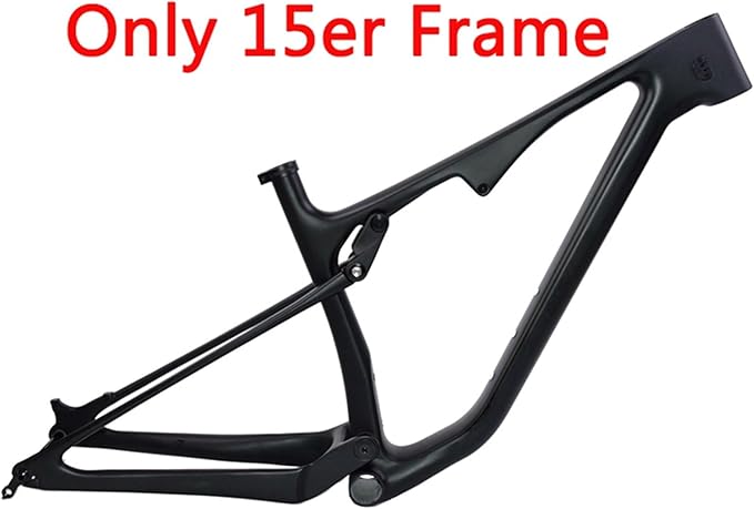 29er Mountain Bike Full Carbon Fiber Frame Thru Axle Disc Brake Fully Suspension(Only 15er Frame)