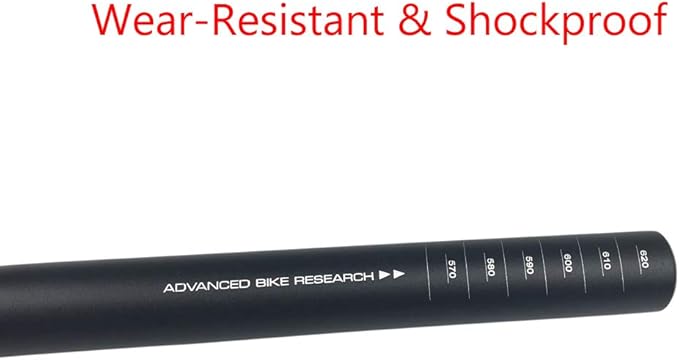 25.4mm Lightweight Aluminum Alloy MTB Bike Handlebar Cycling Bicycle Riser/Flat Bar 600mm Long for Mountain Bike