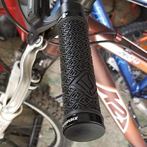 corki Mountain Bike Grips,Double Lock on Locking Bicycle Handlebar Grips for MTB,Downhill