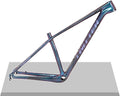 Carbon Mountain Bike Frame 27.5er 29er Bike Frame XC AM Hardtail Bike Frame 15''/17''/19'' Disc Brake QR 135mm Internal Routing(Blue,27.5 * 15'')