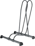Delta Cycle Single Bike Stand Floor, Tool-Free Adjustable Bike Floor Stand for Mountain, Fat Tire, Road Bikes, Freestanding Bike Stand for Garage Parking