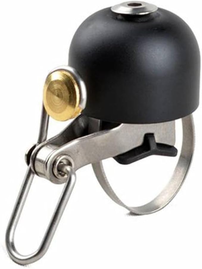 Electric Bicycle Handlebar Bell for Adults, Vintage Style Brass Bicycle Bell with Loud Sound for Road Bike, Mountain Bike and Scooter