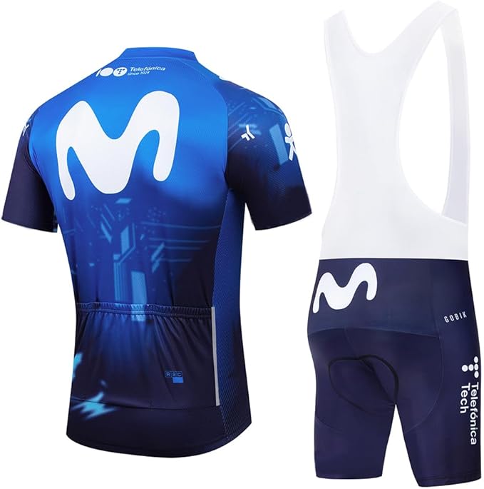 Cycling Jersey Men Set Bib Shorts Set Summer Mountain Bike Bicycle Suit Anti-UV Bicycle Team Racing Uniform Clothes
