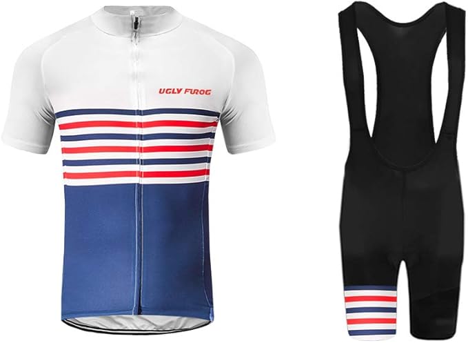 UGLY FROG Cycling Jersey Short Sleeve Men MTB Bike Clothing Road Bicycle Shirts Shorts Padded Pants DXMX01