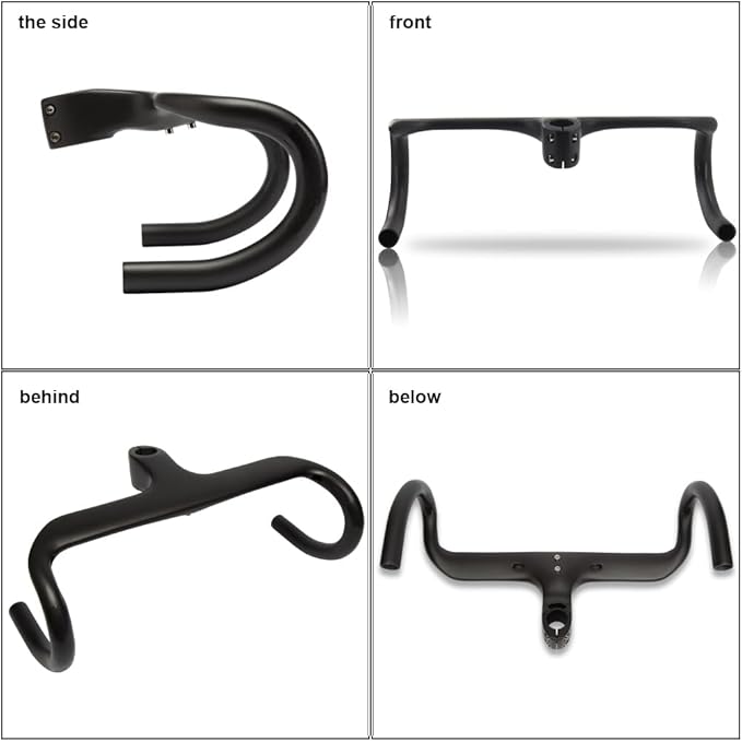 RXL SL integrated gravel handlebar integrated handlebars integrated handlebar carbon road bike bars short reach road bike carbon fiber handlebars ud matte 400-100