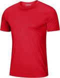 MAGCOMSEN Men's Short Sleeve UPF 50+ T-Shirt Quick Dry Workout Athletic Running Swim Tops Tee Rash Guard Performance Shirts