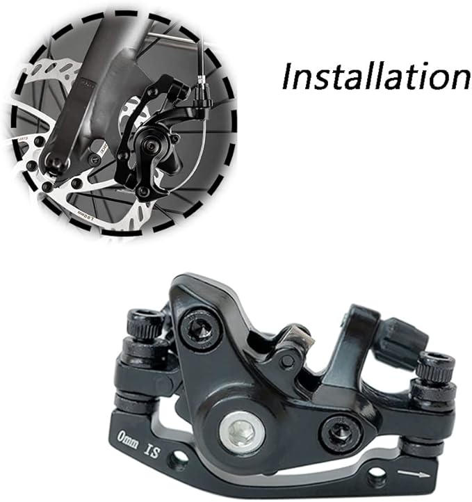 1 Pair Bike Mechanical Disc Brake,Universal Front and Rear Mechanical Disc Brake Calipers for Mountain Bikes,Folding Bikes,Road Bikes