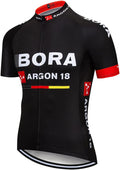 Men's Cycling Bike Jersey Short Sleeve Biking Shirt with 3 Rear Pockets + Zipper Pocket Breathable Quick Dry Bicycle Jersey
