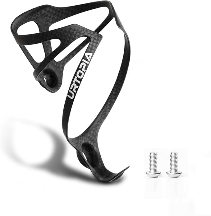 Full Carbon Fiber Bike Water Bottle Holder, Ultra-Light Water Bottle Cage for Bike, High Strength Durable Carbon Cup Holder for Bike, Road Bike, Mountain Bike, Electric Bike (1pack)