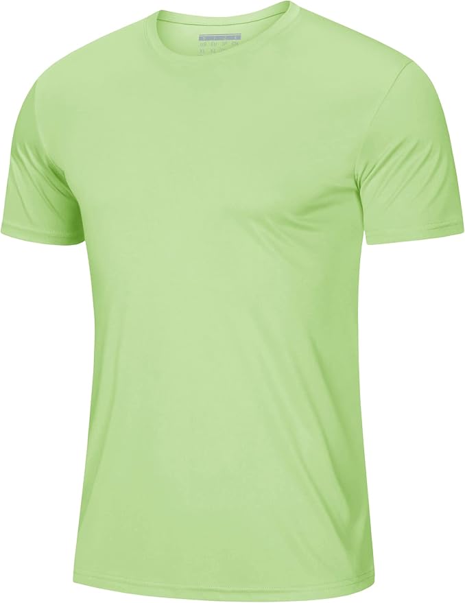 MAGCOMSEN Men's Short Sleeve UPF 50+ T-Shirt Quick Dry Workout Athletic Running Swim Tops Tee Rash Guard Performance Shirts
