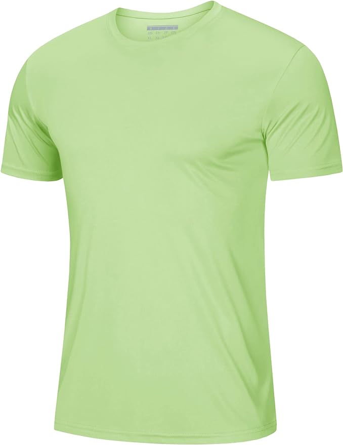 MAGCOMSEN Men's Short Sleeve UPF 50+ T-Shirt Quick Dry Workout Athletic Running Swim Tops Tee Rash Guard Performance Shirts