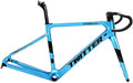 700c Road Bike Carbon Frameset Disc Brake Racing Frame 45/48/51/54CM BB86 Thru Axle 100/142mm Internal Routing(Blue,51CM)