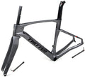 700c Carbon Road Bike Frameset Disc Brake Gravel Bike Frame 45/48/51/54cm Lightweight Internal Routing Frame Thru Axle F12x100mm/R12x142mm(45CM)