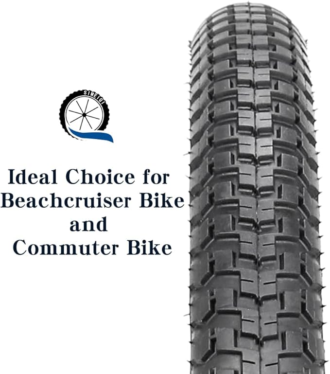 SIMEIQI Bike Tires 26x1.95 Inch Bike Tire for Mountain Foldable Replacement Bicycle Tire