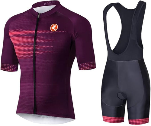 2021 Men Pro Racing Team MTB Cycling Short Sleeve Jersey Shorts Set