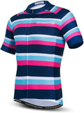 JPOJPO USA Cycling Jersey Men Road Bike Shirt Summer Biking Tops Short Sleeve Bicycle Clothes Cycle Wear Breathable