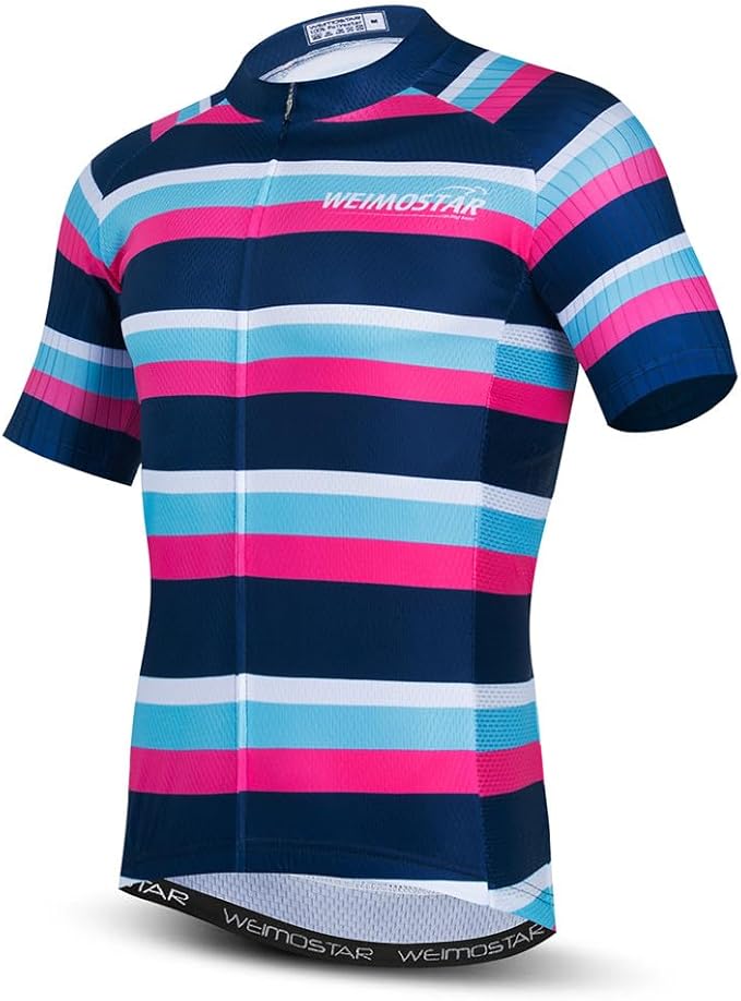 JPOJPO USA Cycling Jersey Men Road Bike Shirt Summer Biking Tops Short Sleeve Bicycle Clothes Cycle Wear Breathable